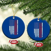 Patriotic Drummer Ceramic Ornament Percussionist Gift Drumming Drumsticks American Flag