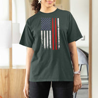 Patriotic Drummer T Shirt For Women Percussionist Gift Drumming Drumsticks American Flag