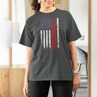 Patriotic Drummer T Shirt For Women Percussionist Gift Drumming Drumsticks American Flag