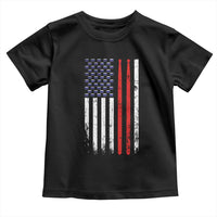Patriotic Drummer Toddler T Shirt Percussionist Gift Drumming Drumsticks American Flag
