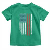 Patriotic Drummer Toddler T Shirt Percussionist Gift Drumming Drumsticks American Flag