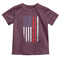 Patriotic Drummer Toddler T Shirt Percussionist Gift Drumming Drumsticks American Flag