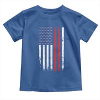 Patriotic Drummer Toddler T Shirt Percussionist Gift Drumming Drumsticks American Flag