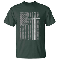 Christian Drummer T Shirt American Flag Drumsticks Religious Faith Cross Patriotic