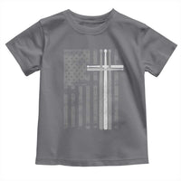 Christian Drummer Toddler T Shirt American Flag Drumsticks Religious Faith Cross Patriotic