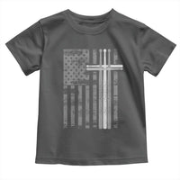 Christian Drummer Toddler T Shirt American Flag Drumsticks Religious Faith Cross Patriotic