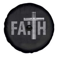 Christian Drummer Spare Tire Cover Faith Drum Stick Cross
