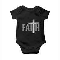 Christian Drummer Baby Onesie Faith Drum Stick Cross