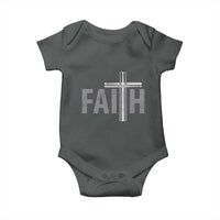Christian Drummer Baby Onesie Faith Drum Stick Cross