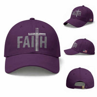 Christian Drummer Baseball Cap Faith Drum Stick Cross