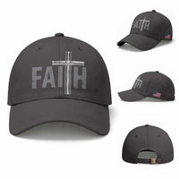 Christian Drummer Baseball Cap Faith Drum Stick Cross