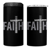 Christian Drummer 4 in 1 Can Cooler Tumbler Faith Drum Stick Cross