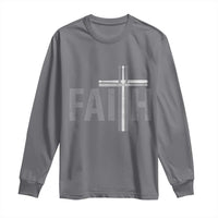 Christian Drummer Long Sleeve Shirt Faith Drum Stick Cross