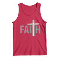 Christian Drummer Tank Top Faith Drum Stick Cross