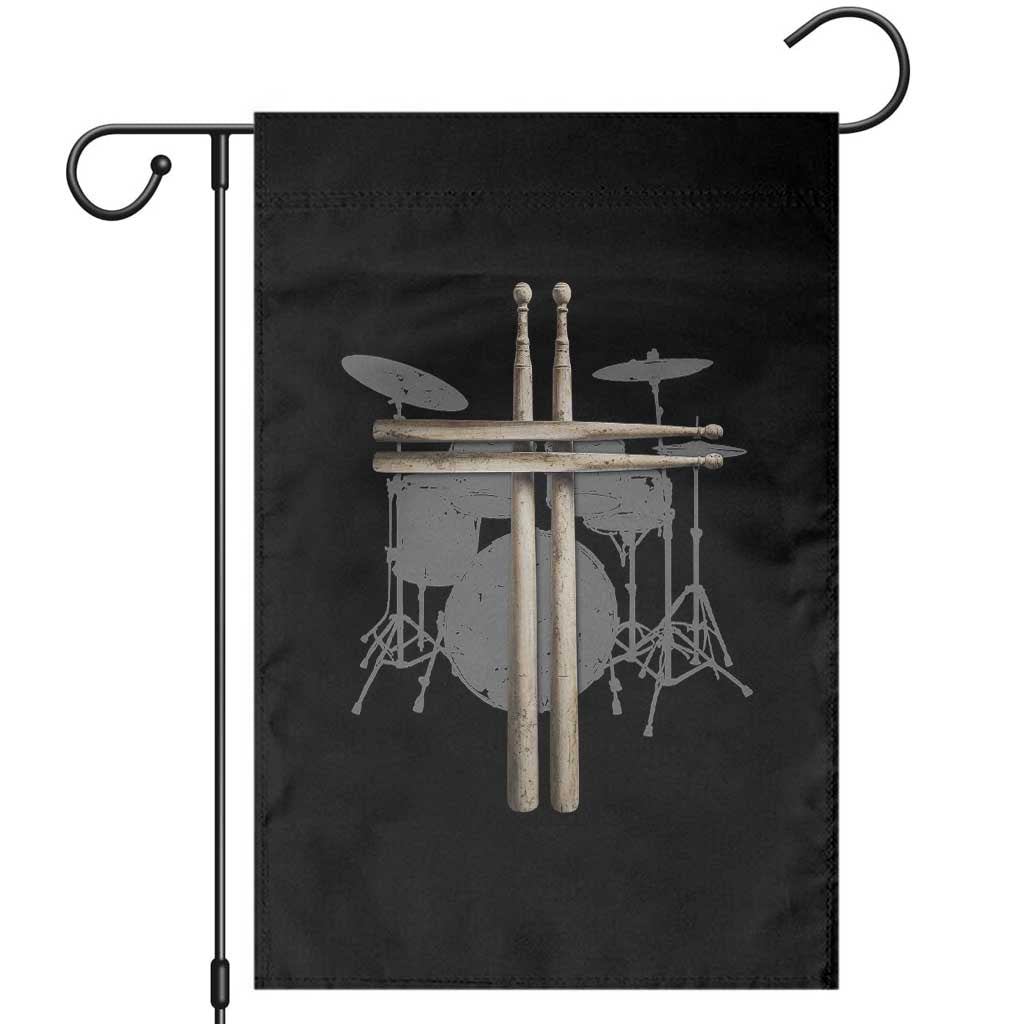 Christian Drummer Garden Flag Drum Sticks Cross Percussionist Jesus Church