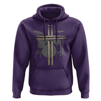 Christian Drummer Hoodie Drum Sticks Cross Percussionist Jesus Church