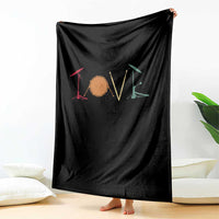 Retro Drummer Throw Blanket Drum Love Drums Drumline