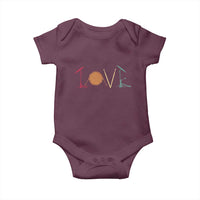Retro Drummer Baby Onesie Drum Love Drums Drumline