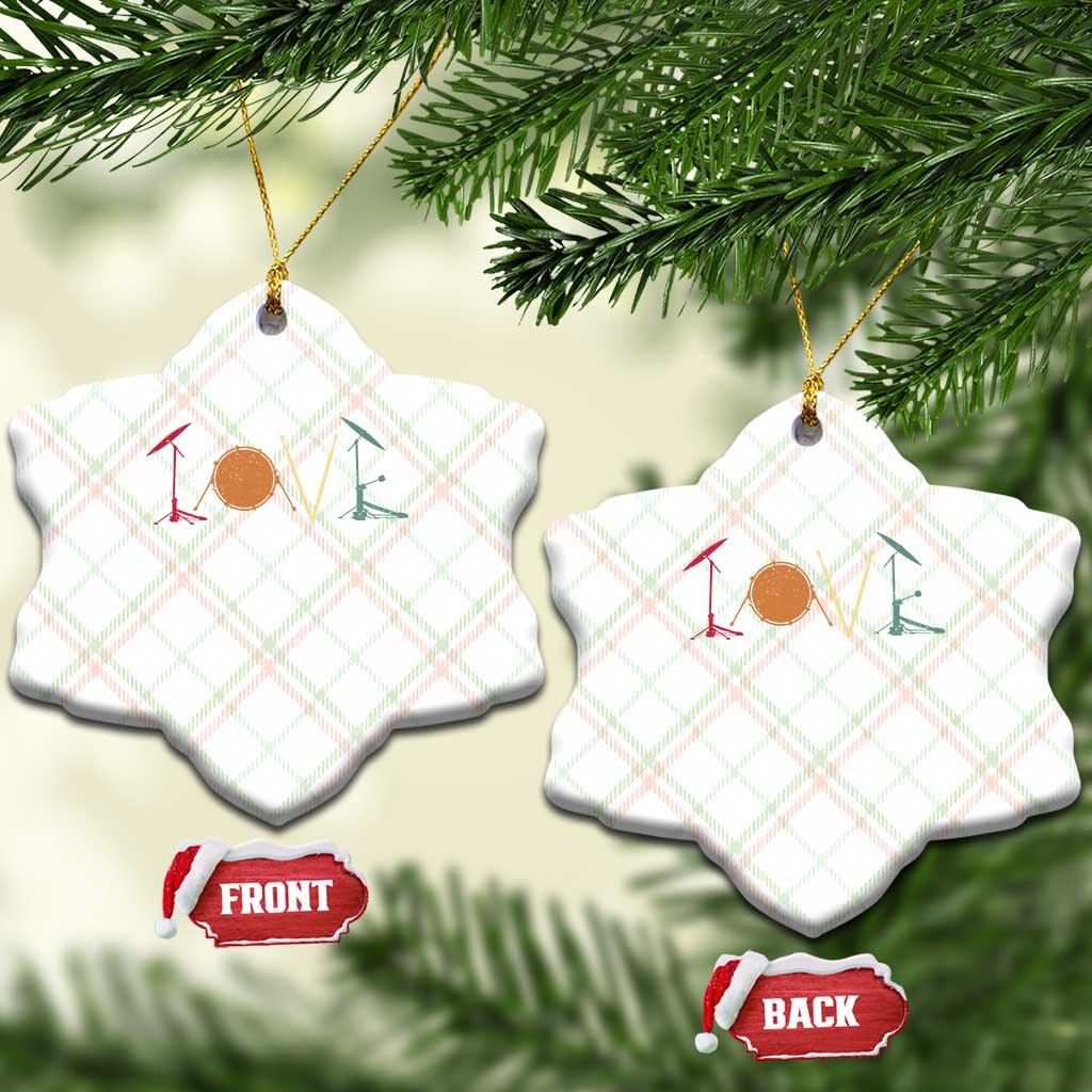 Retro Drummer Ceramic Ornament Drum Love Drums Drumline