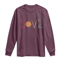 Retro Drummer Long Sleeve Shirt Drum Love Drums Drumline