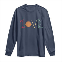 Retro Drummer Long Sleeve Shirt Drum Love Drums Drumline