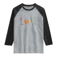 Retro Drummer Raglan Shirt Drum Love Drums Drumline