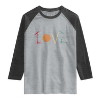 Retro Drummer Raglan Shirt Drum Love Drums Drumline