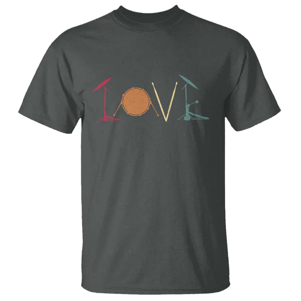 Retro Drummer T Shirt Drum Love Drums Drumline