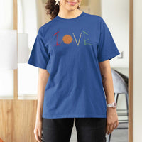Retro Drummer T Shirt For Women Drum Love Drums Drumline