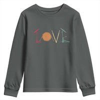 Retro Drummer Youth Sweatshirt Drum Love Drums Drumline