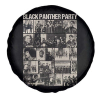 Vintage Black Panther Party Spare Tire Cover Huey P. Newton Bobby Seale Black History Month Juneteenth