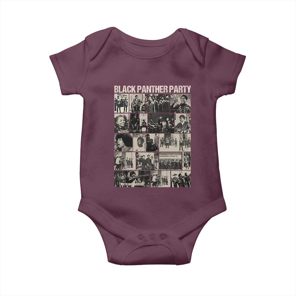 Vintage Black Panther Party Baby Onesie Huey P. Newton Bobby Seale Black History Month Juneteenth
