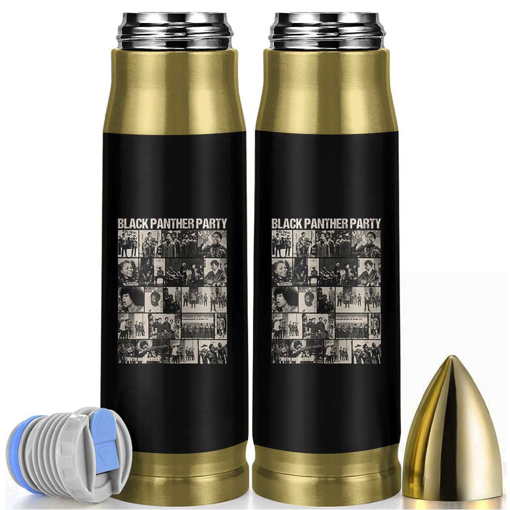 Vintage Black Panther Party Bullet Tumbler Huey P. Newton Bobby Seale Black History Month Juneteenth