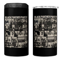 Vintage Black Panther Party 4 in 1 Can Cooler Tumbler Huey P. Newton Bobby Seale Black History Month Juneteenth