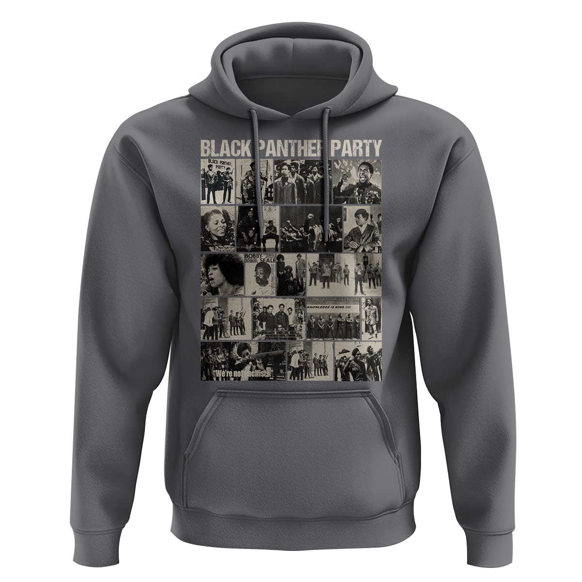 Vintage Black Panther Party Hoodie Huey P. Newton Bobby Seale Black History Month Juneteenth