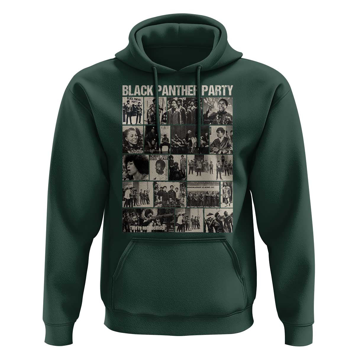 Vintage Black Panther Party Hoodie Huey P. Newton Bobby Seale Black History Month Juneteenth