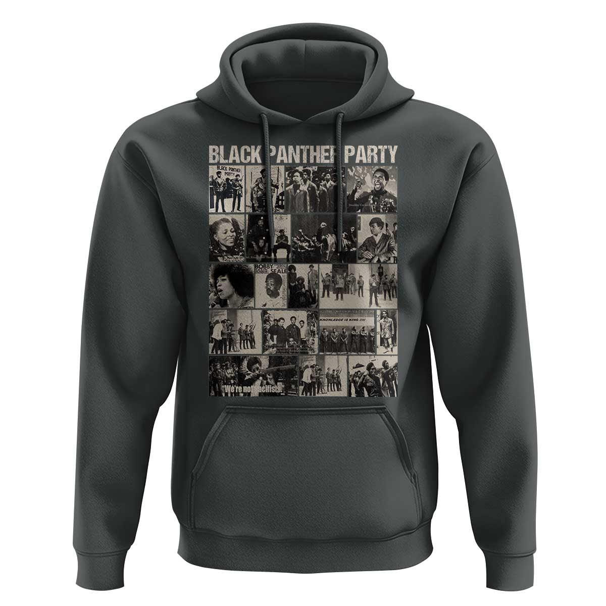 Vintage Black Panther Party Hoodie Huey P. Newton Bobby Seale Black History Month Juneteenth