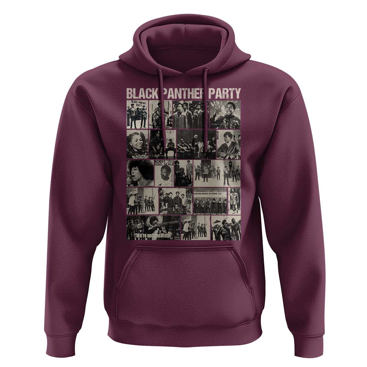 Vintage Black Panther Party Hoodie Huey P. Newton Bobby Seale Black History Month Juneteenth
