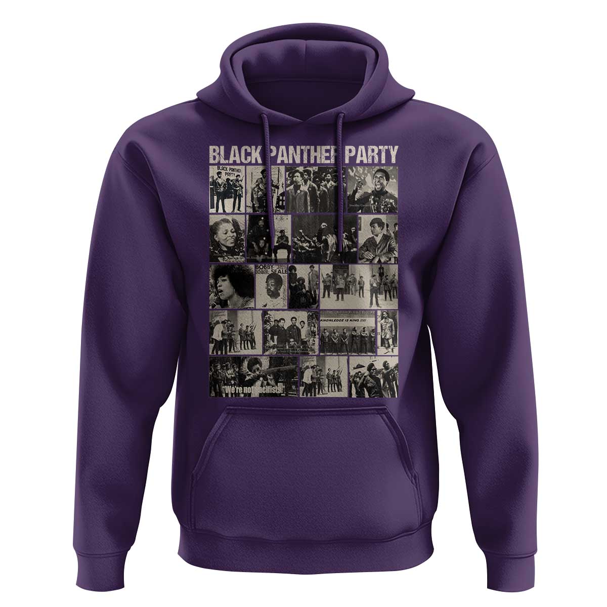 Vintage Black Panther Party Hoodie Huey P. Newton Bobby Seale Black History Month Juneteenth