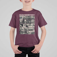 Vintage Black Panther Party T Shirt For Kid Huey P. Newton Bobby Seale Black History Month Juneteenth