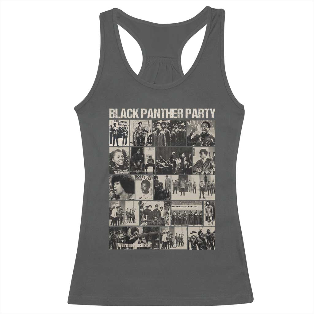Vintage Black Panther Party Racerback Tank Top Huey P. Newton Bobby Seale Black History Month Juneteenth