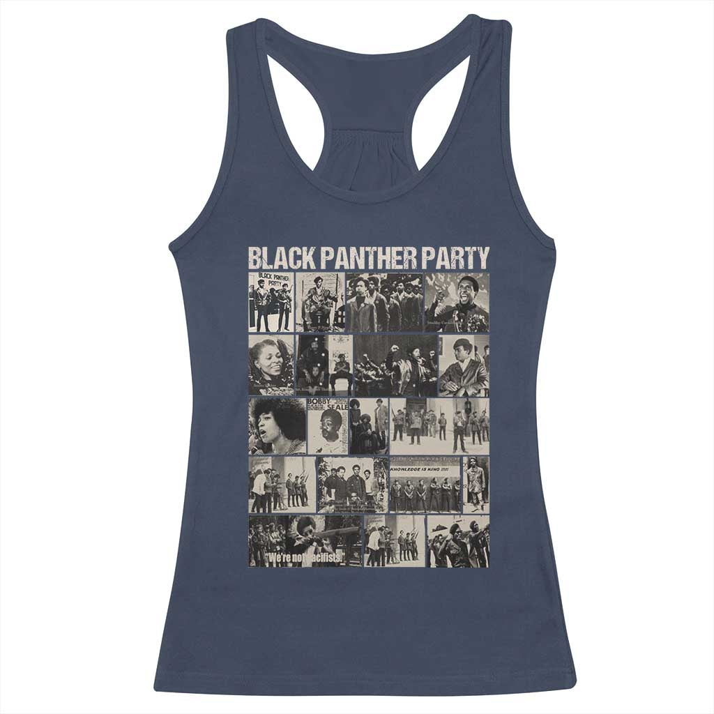 Vintage Black Panther Party Racerback Tank Top Huey P. Newton Bobby Seale Black History Month Juneteenth