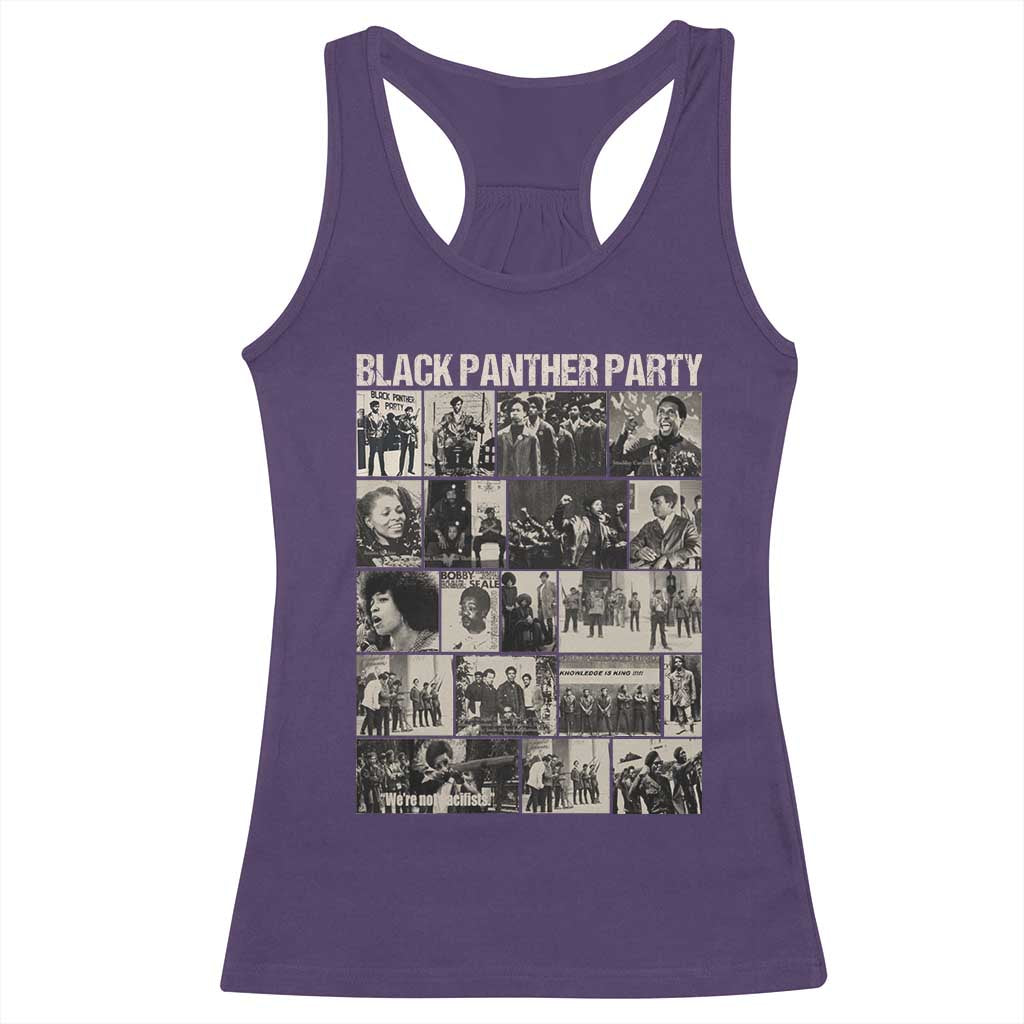 Vintage Black Panther Party Racerback Tank Top Huey P. Newton Bobby Seale Black History Month Juneteenth