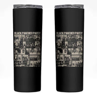 Vintage Black Panther Party Skinny Tumbler Huey P. Newton Bobby Seale Black History Month Juneteenth