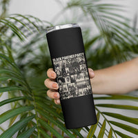 Vintage Black Panther Party Skinny Tumbler Huey P. Newton Bobby Seale Black History Month Juneteenth