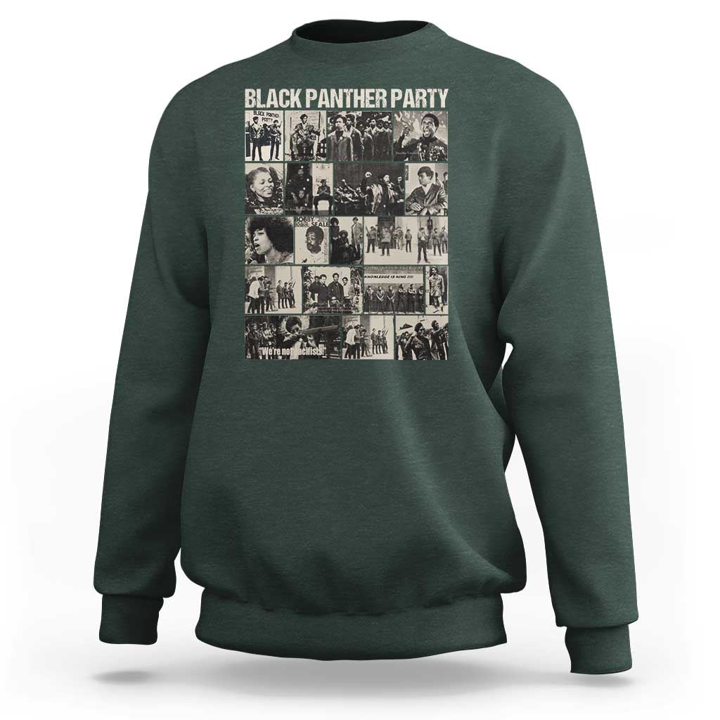 Vintage Black Panther Party Sweatshirt Huey P. Newton Bobby Seale Black History Month Juneteenth