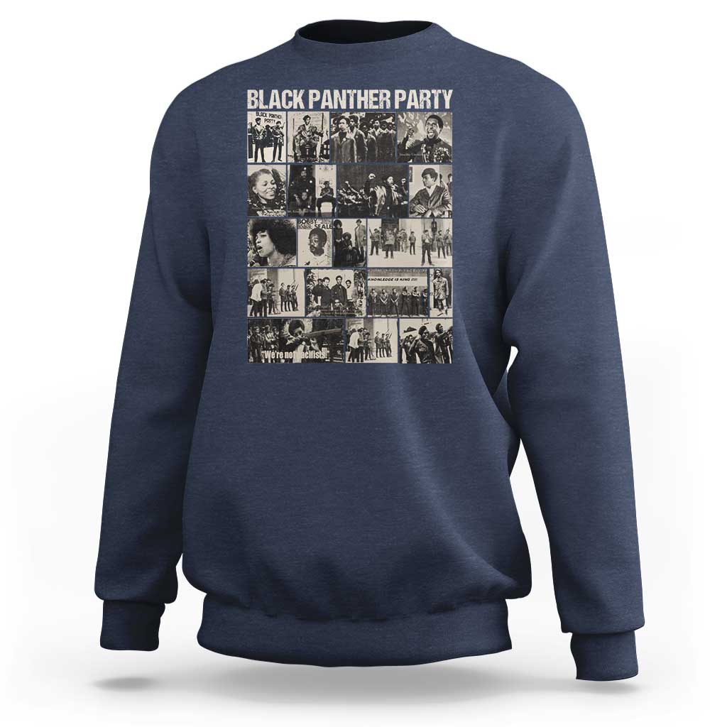 Vintage Black Panther Party Sweatshirt Huey P. Newton Bobby Seale Black History Month Juneteenth