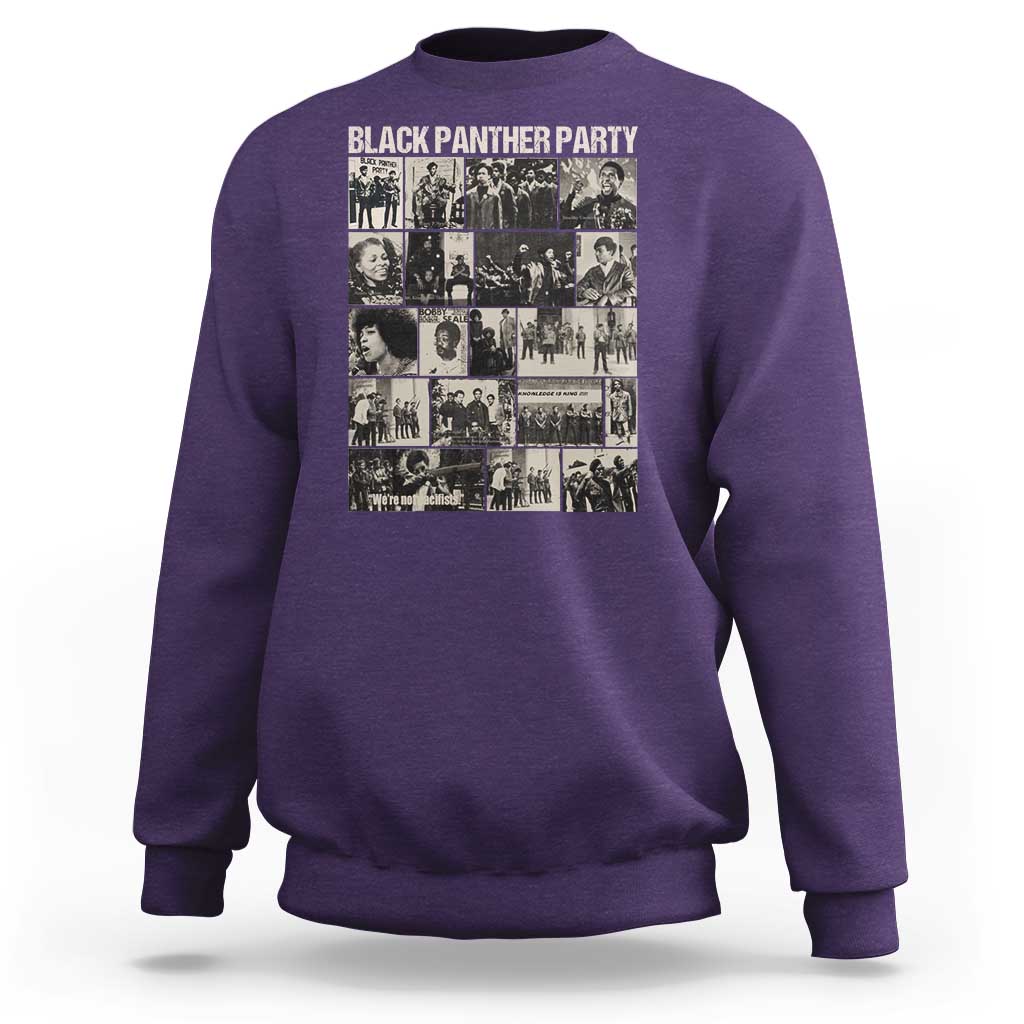 Vintage Black Panther Party Sweatshirt Huey P. Newton Bobby Seale Black History Month Juneteenth