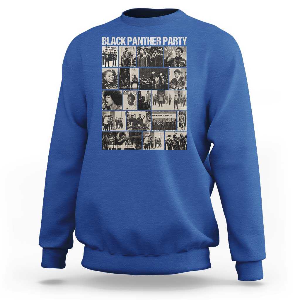 Vintage Black Panther Party Sweatshirt Huey P. Newton Bobby Seale Black History Month Juneteenth