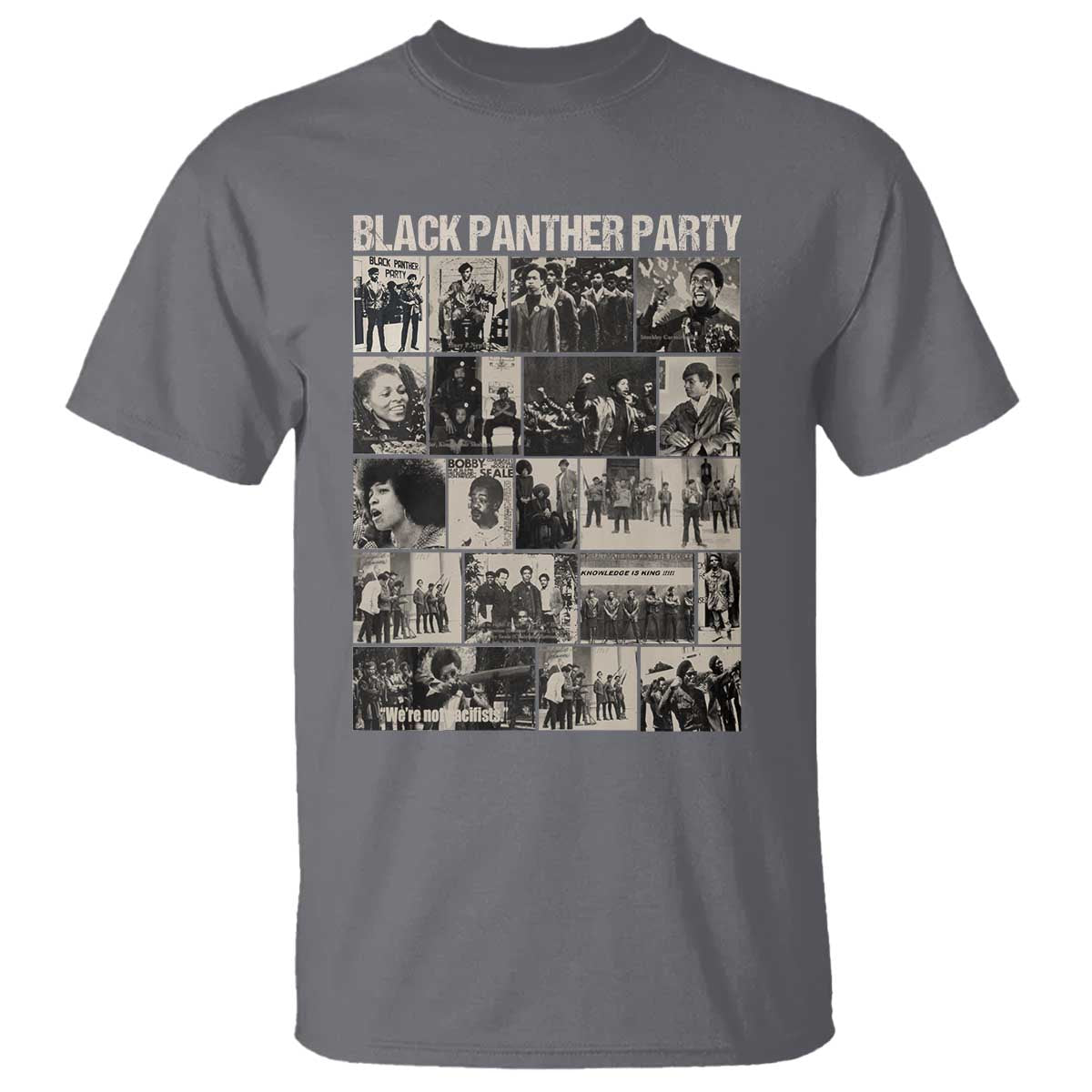 Vintage Black Panther Party T Shirt Huey P. Newton Bobby Seale Black History Month Juneteenth